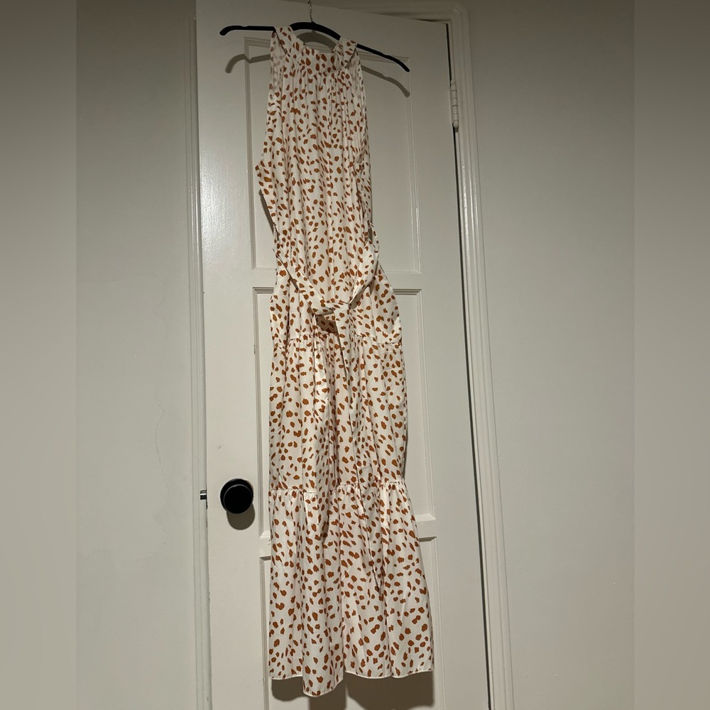 Stylish Cream and Brown Jumpsuit